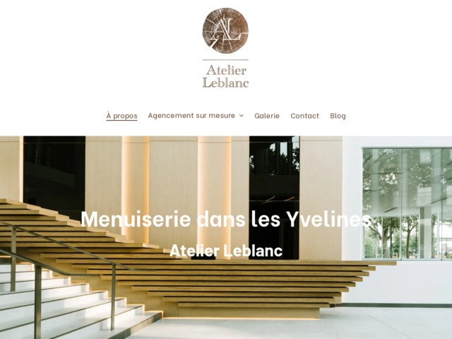 Atelier Leblanc, entreprise de menuiserie dans les Yvelines (78)
