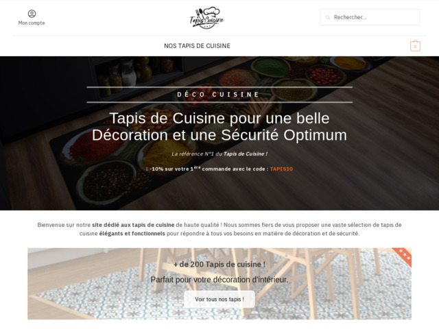 Décorez votre cuisine avec nos tapis de qualité