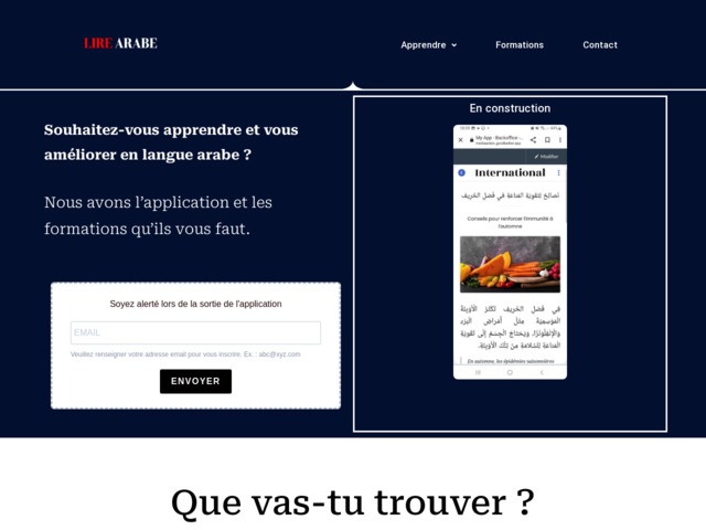 Lire arabe