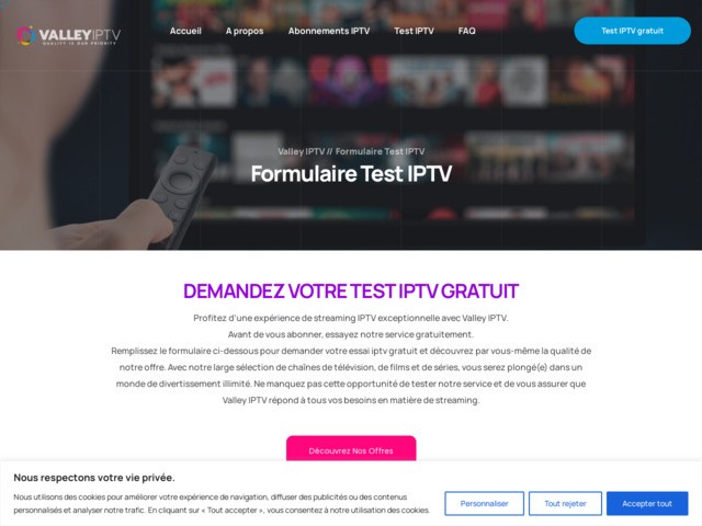 Test IPTV gratuit