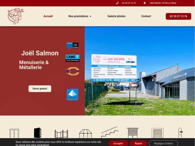 Entreprise de menuiseries extrieures & mtallerie en Seine-Maritime