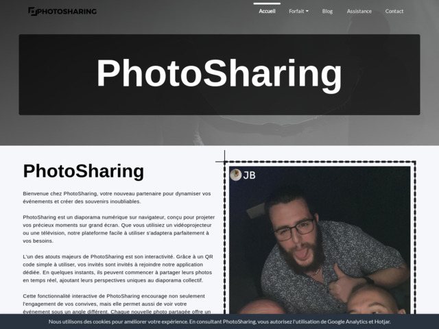 Capturez et Partagez des Moments Uniques avec l'App PhotoSharing en Direct !