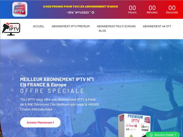 Meilleur abonnement SMART IPTV Premium en 2023