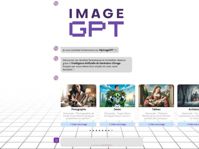 MyImageGPT : votre studio d'art numérique alimenté par l'IA