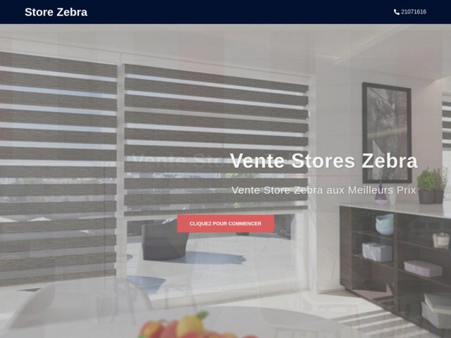 Fournisseur de rideaux stores en tunisie
