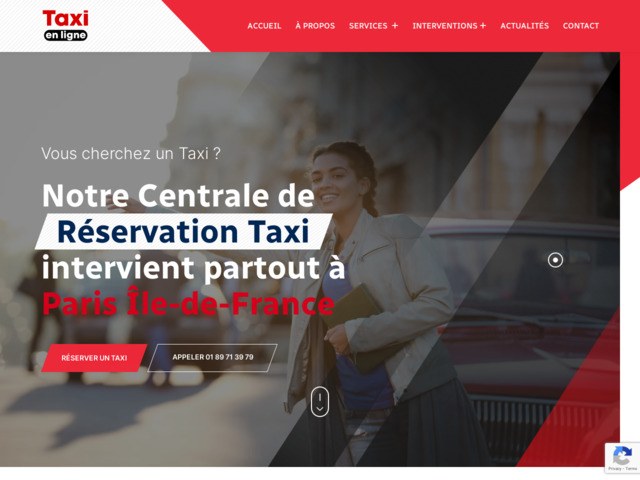 Centrale de réservation de taxi en ligne en france