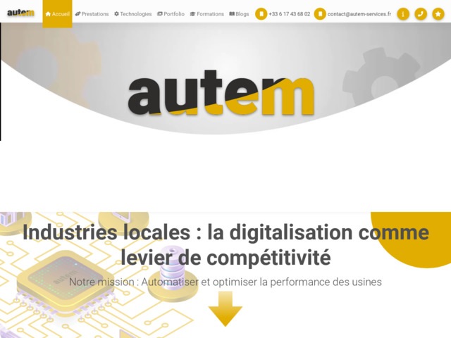 Autem service, intégrateur scada