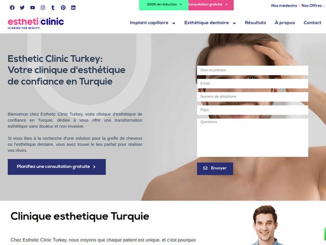 Esthetic clinic turkey : clinique esthétique en turquie
