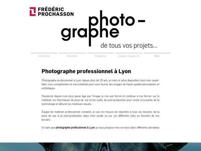 Frédéric prochasson, votre photographe lyonnais