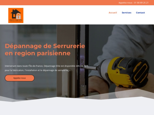 Dpannage de serrurerie d'urgence en rgion parisienne 