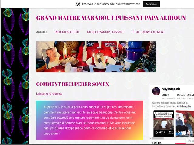 Rituel de retour affectif rapide