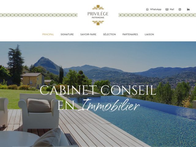 Privilège Patrimoine – Gestionnaire de patrimoine à Porto-Vecchio