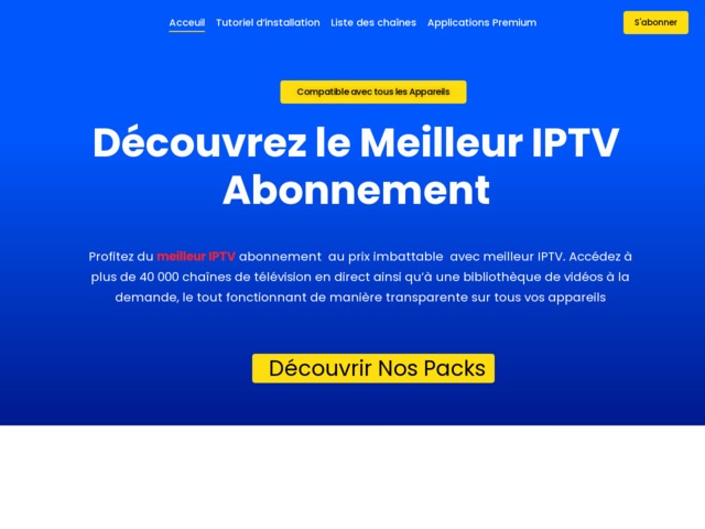 Meilleur IPTV
