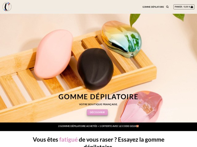 Gomme dépilatoire