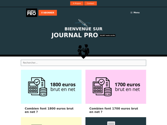 Journal Pro, votre presse pro pour une vision proactive