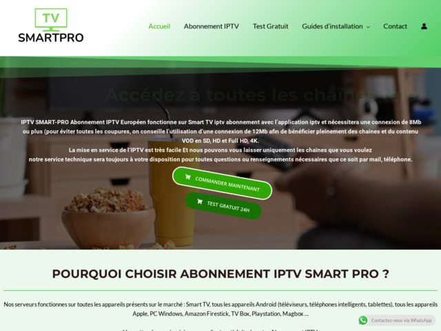 Meilleur abonnement iptv 2024 - abonnement smart iptv pro