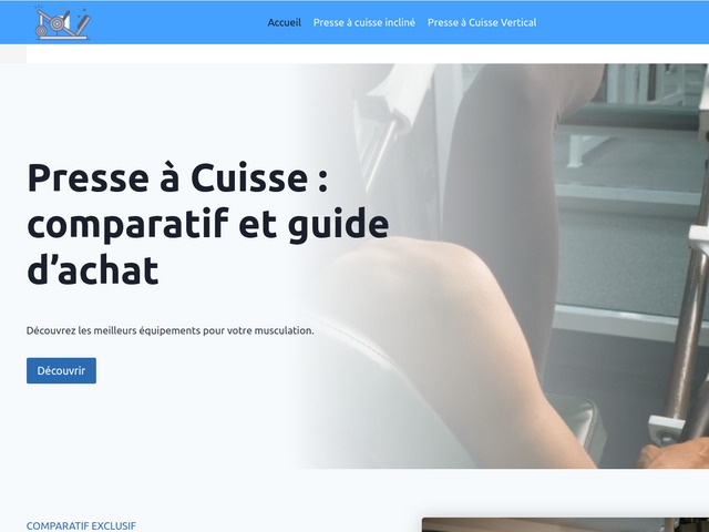 Presse à cuisse