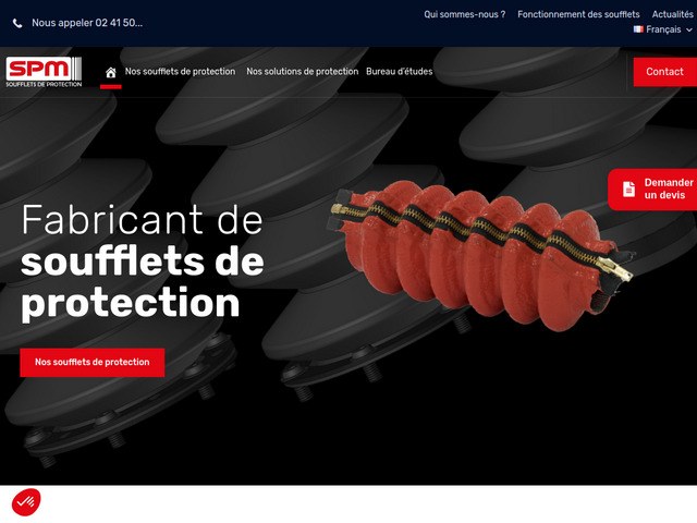 Votre fabricant de soufflets de protection | spm saumur