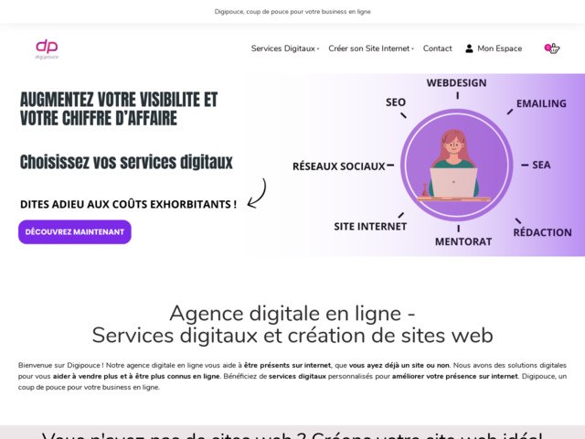 Digipouce, agence digital en ligne