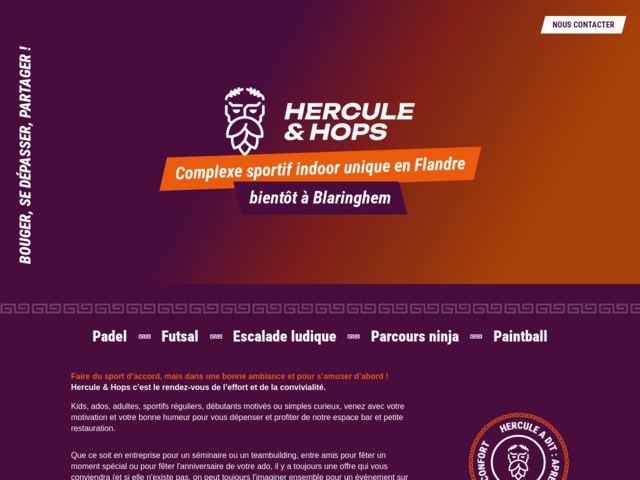 Hercule & Hops, complexe sportif indoor à Blaringhem - escalade Nord