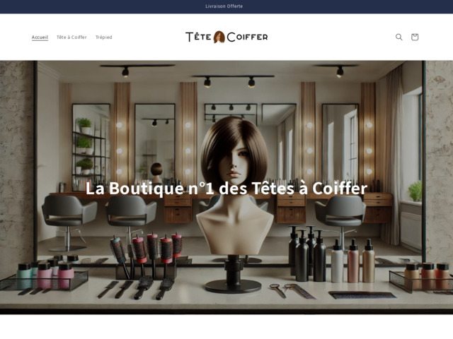 Tête à coiffer