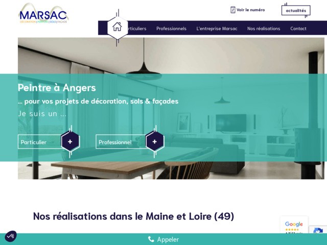 Marsac : artisan peintre & décorateur à Angers depuis 1938