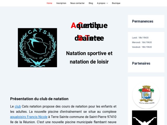 Le club Cats Natation propose des cours de natation enfants adultes 974