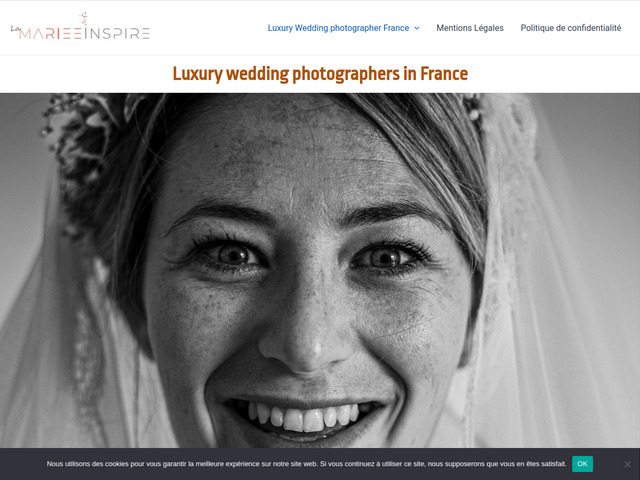 Luxury wedding photographers in france