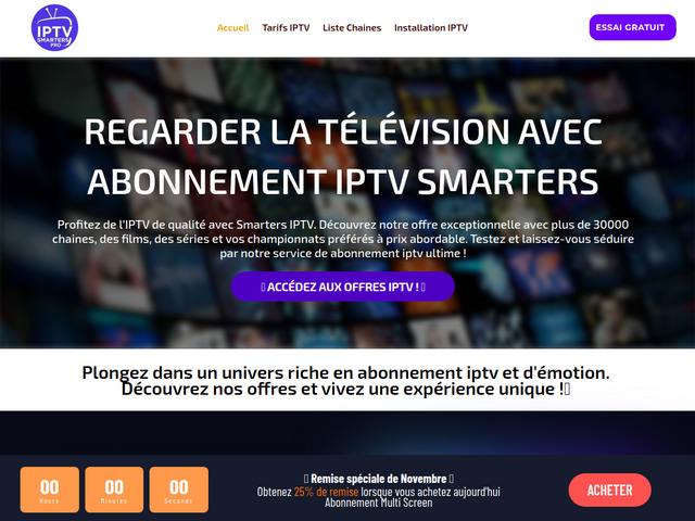 Meilleur abonnement iptv smarters pro