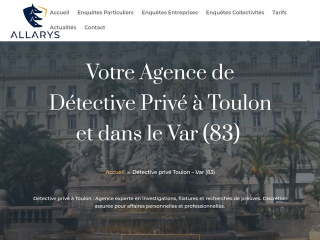 ALLARYS Détective Privé Toulon