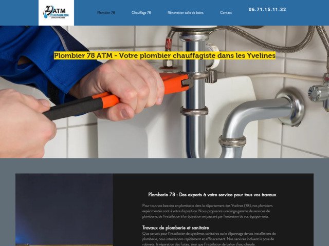 ATM Plomberie - Plombier 78 - Chauffagiste Yvelines78