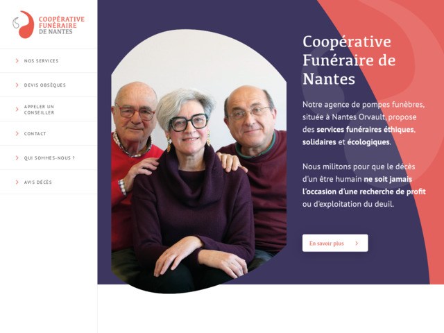Coopérative de Pompes Funèbres Nantes Orvault - Permanence décès 7 jours7