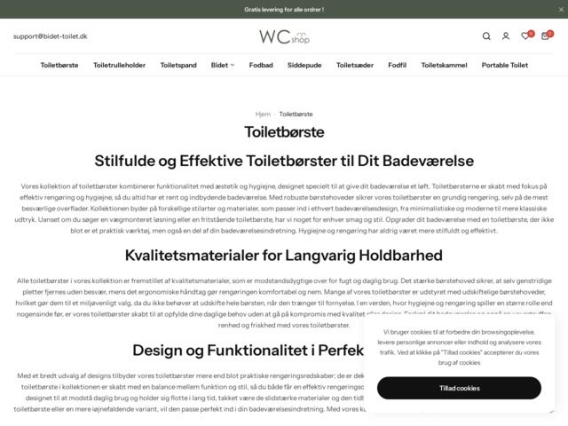 Toiletborster i hj kvalitet - elegante designs til moderne badevaerelser
