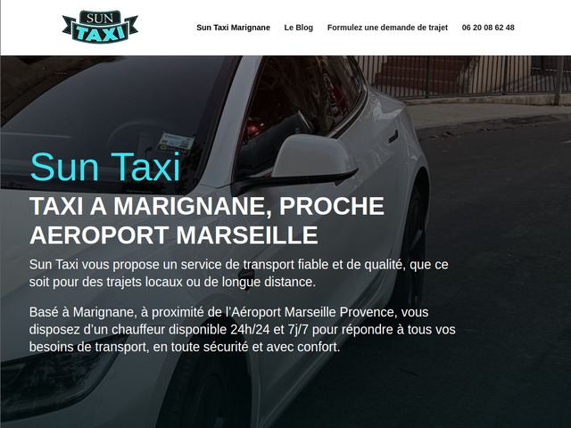 Sun taxi : taxi à marignane
