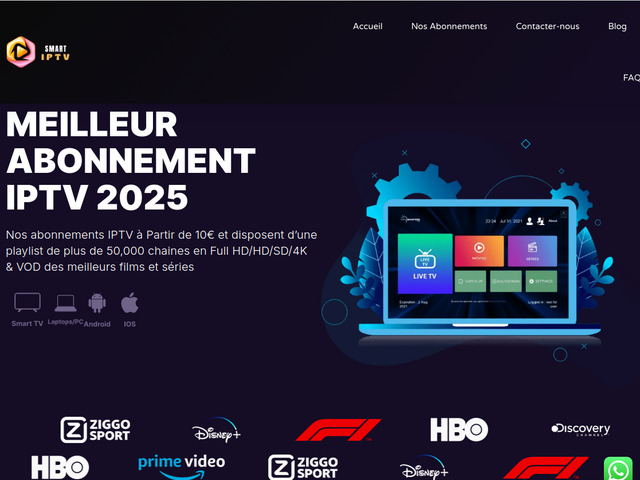 Meilleur Abonnement IPTV N°1 En France & Europe