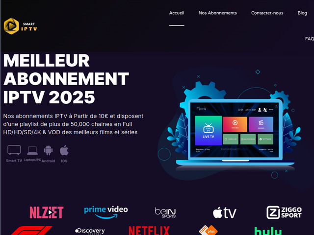 Meilleur abonnement IPTV Premium, abonnement Smart IPTV