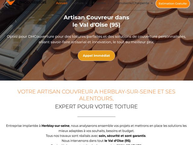 Couvreur 95 val d'oise
