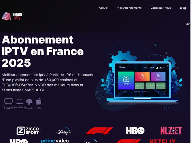 Meilleur abonnement IPTV N°1 en France & Europe avec SMART-IPTV-FR