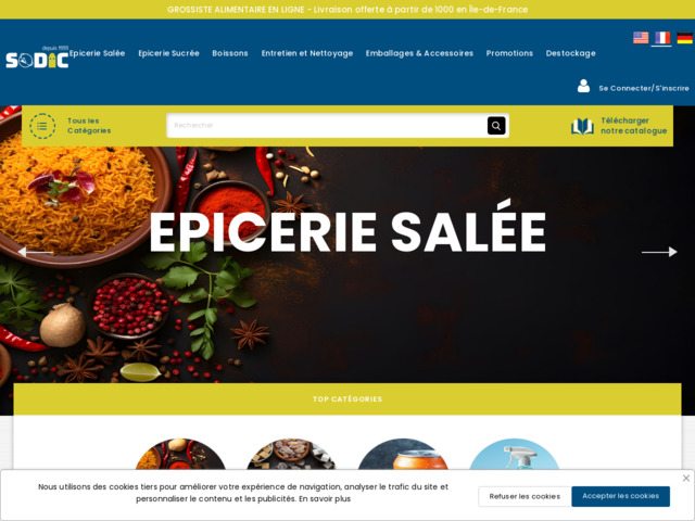 Sodic, grossiste alimentaire en europe