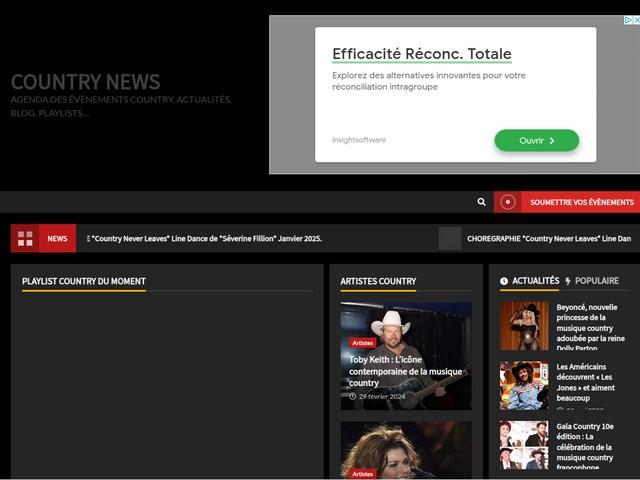 L'actualité de la country en France