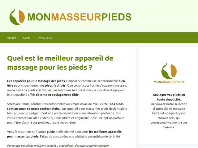 Pourquoi acheter un appareil de massage pour les pieds ?