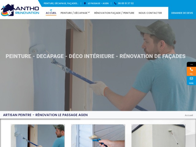 Peinture & rénovation à agen – artisan façadier peintre