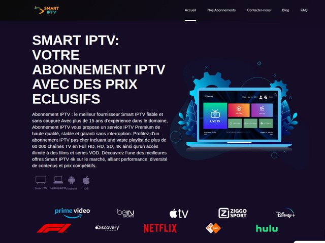 Votre abonnement IPTV avec des prix eclusifs : Smart IPTV
