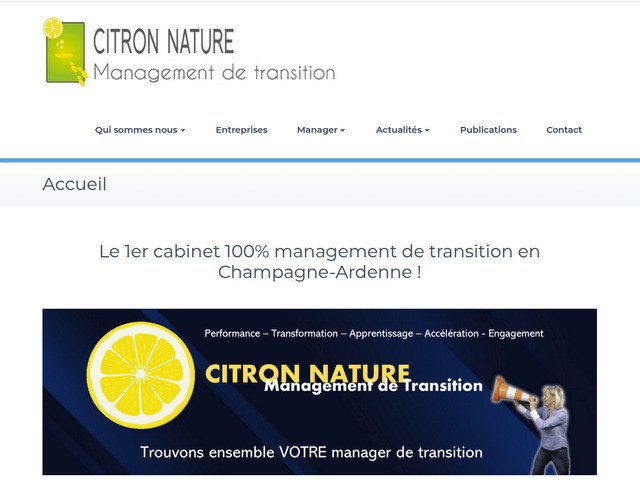 Citron Nature : spécialiste en management de transition à Reims