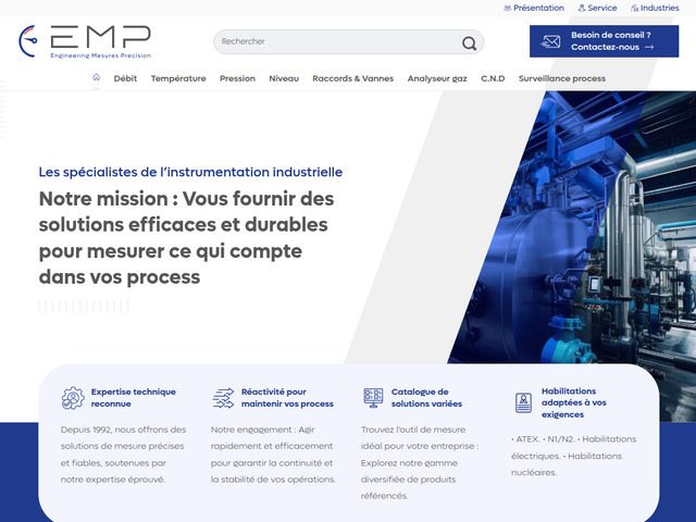 EMP - Les spécialistes de l’instrumentation industrielle