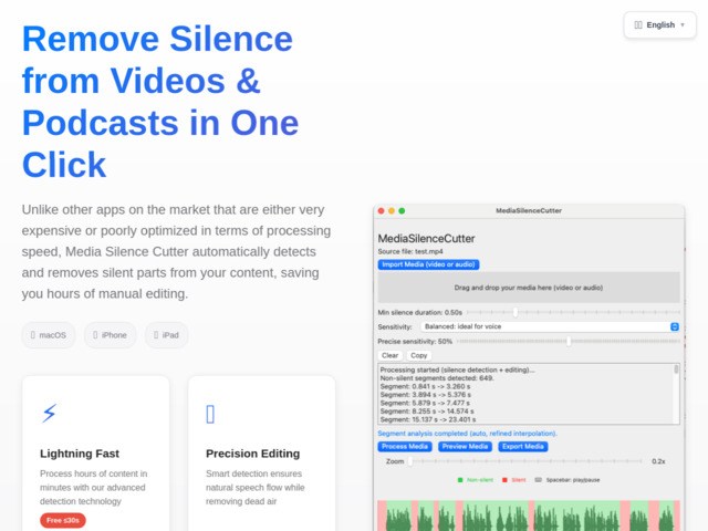 Supprimer le Silence des Vidéos et Podcasts en Un Clic