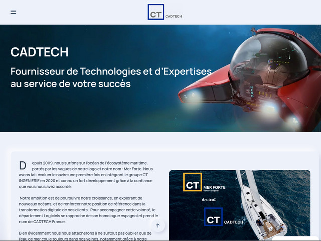 Cadtech - Intégrateur solutions Solidworks, Catia et 3D Experience