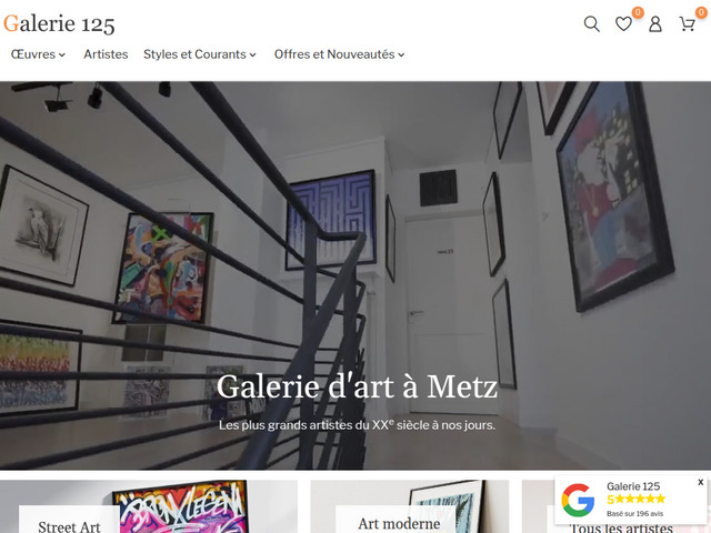 Galerie125 : oeuvres d’art authentiques, street art, moderne et contemporain