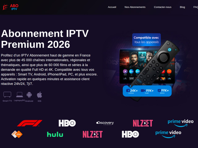 Abonnement IPTV Premium