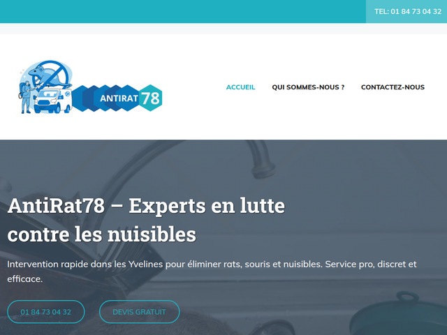 Antirat78 – experts en lutte contre les nuisibles